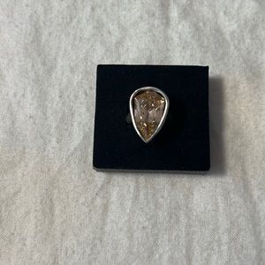 UNO de 50 silver and pink ring